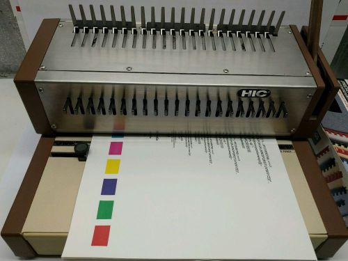 HIC PUNBIN - MODEL HPB 210 Manual Punching Binding Machine with many size combs