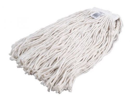 3 White 4 Ply Cotton 24 Wet String Mophead Rag Mop Head NEW 18&#034; Long Vintage NEW
