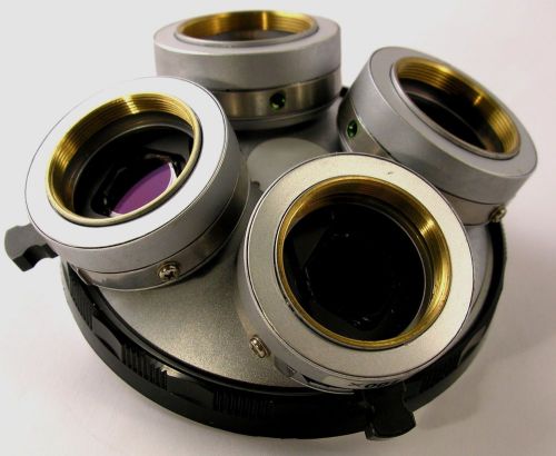 Nikon Nosepiece Turret with 4 DIC Siders for Labophot &amp; Optiphot Microscopes!