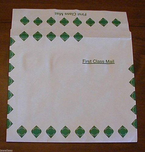 6 FIRST CLASS 10x13x2 Tyvek Mailers-Sub 18 USA-Dupont Mailing Envelopes-13&#034;open
