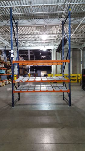 Pallet rack and carton flow system for sale