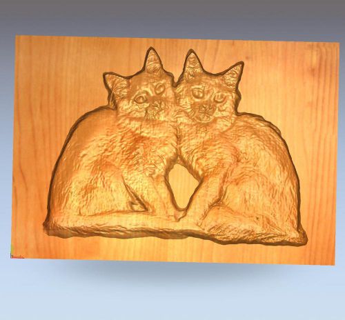 3d stl model for CNC Router mill- two cat