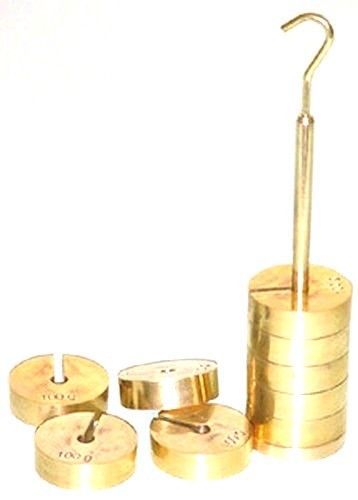 Seoh weight weights slotted set brass with 100gm hanger for sale