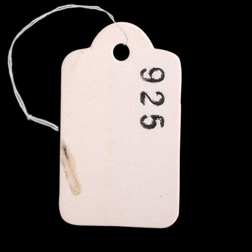 500pcs/bag Rectangle Jewelry Display Paper Price Tags for 925 Sterling Silver