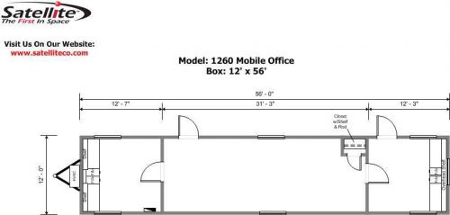 New!! 2016 12x60 mobile office (minneapolis) for sale