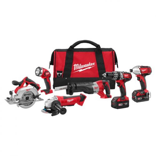 New, milwaukee tool m18 cordless lithium-ion 6-tool combo kit model# 2696-26 for sale