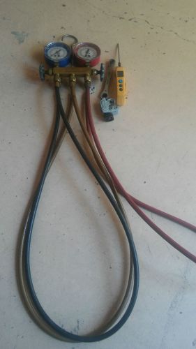 Yellow Jacket R22/410/404Charging Manifold-Gauge &amp; Hose Set