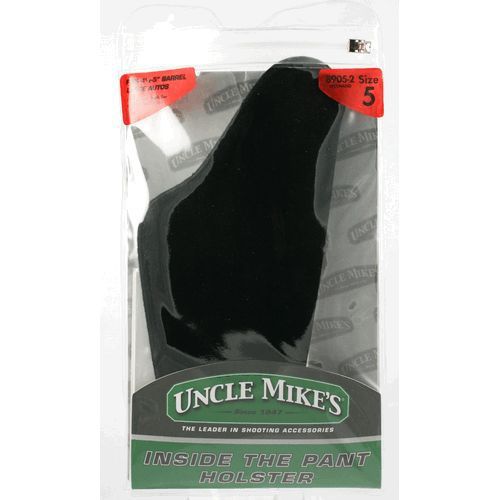 Uncle Mike&#039;s 8905-2 Black LH Open Style Inside-The-Pant Gun Holster - Size 5