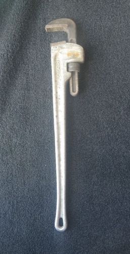 Ridgid 836 aluminum hd 36&#034; pipe wrench made in ohio usa for sale
