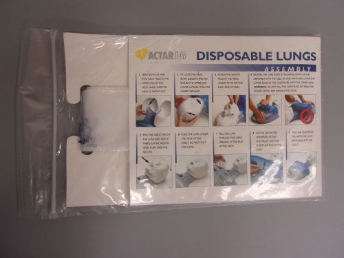 Actar 911 D-Fib Lungs  Pack of 50 Ships from USA!!!