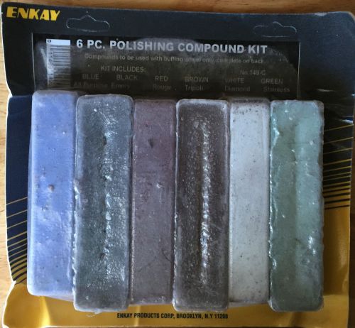 Enkay 149-C 6 pc. Polishing Compound Kit, carded New