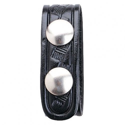 Aker Leather A531-BW-4PACK Double Snap 0.75&#034; Belt Keeper Basketweave 4 Pack