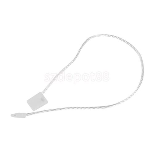 1000pc Clothing Tag hang tag String Lock Fastener Label Tagging Supply White