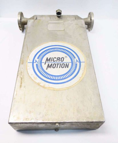 MICRO MOTION D100S-SS 1 IN FLANGED MASS FLOW SENSOR D529608