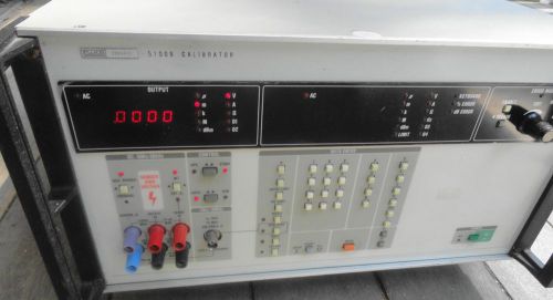 Fluke 5100B Calibrator AC/DC DMM Digital Multi meter Amp Volt Ohm Basic Tests