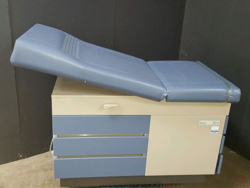 Ritter Midmark 104 Adjustable OBGYN Stirrups Medical Patient Exam Table BLUE