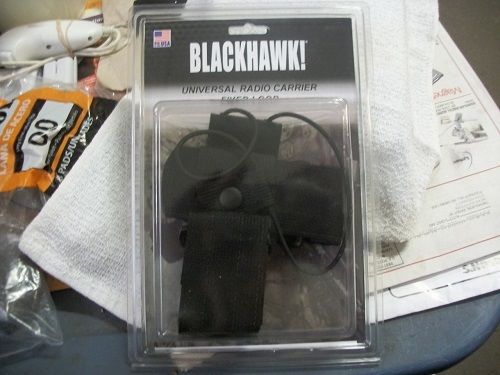 Blackhawk universal radio carrier fixed loop black 44a450bk for sale