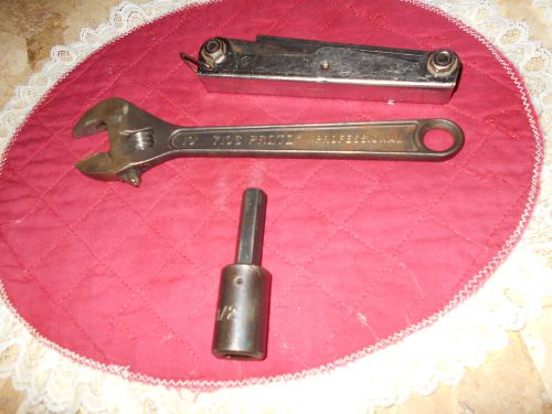 proto10&#034;adjustable wrench 710S hex 3/16-7/32-1/4-5/16-3/8- no.4994-hex 7441-1/2