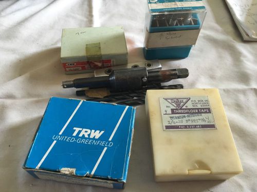 Large tap lot 24 taps total ymw, trw,balax and bendix 1/4-28 and 10-24 for sale