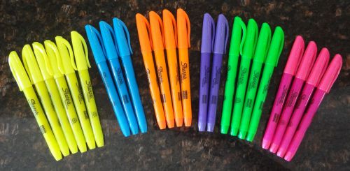 Sharpie Highlighters, Assorted Colors 23 Pc