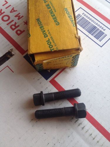 (2) 3/8&#034; Greenlee Knockout Punch Draw Stud Bolt Screw 500/6976 AV-322