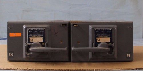 Square D 60 amp 600 volt 3 pole Model QMB3606T twin panel switch FREE SHIP