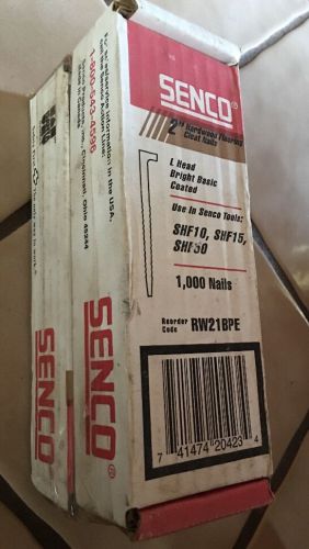 2 New Boxes Of Senco 2&#034; L Head Hardwood Flooring Cleats  RW21bpe