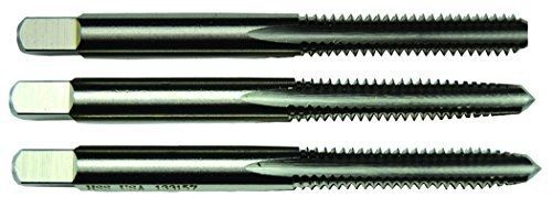 Morse Cutting Tools 32707 Straight Flute Hand Tap Sets, High-Speed Steel, Bright