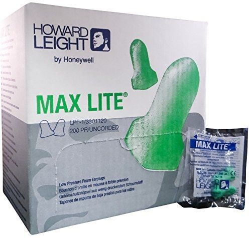 Howard Leight Max Lite Disposable Earplugs without Cord - MS92250 (1 Box)