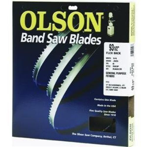 Olson saw fb23193db 1/2 by 0.025 by 93-1/2-inch hefb band 3 tpi hook saw blade for sale