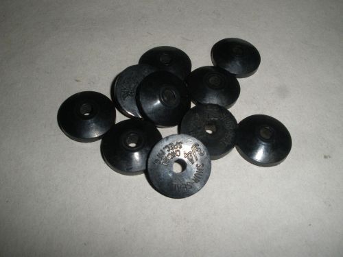 Shur-seal 3/4&#034; beveled rubber faucet washer (#10) 3/16&#034; id x 7/8&#034; od nos 10 pcs. for sale