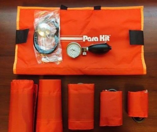NEW BMS Para Kit | Aneroid with 5 Blood Pressure Cuffs and Stethoscope