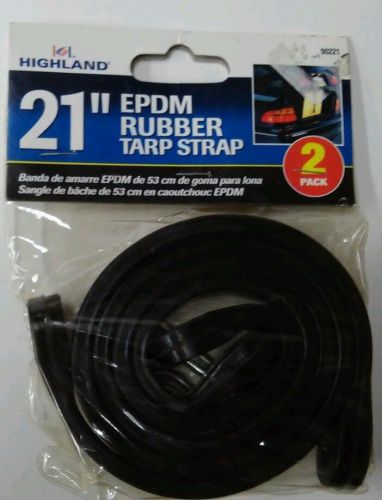 LOT OF 14 Highland 21&#034; EPDM Rubber Tarp Strap Bungy Cord Autos Motorcycles  NEW