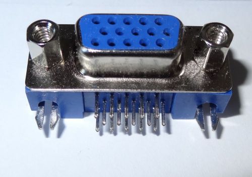 1 pc VGA Connector, female, PCB mount, with screwlocks. 1G3