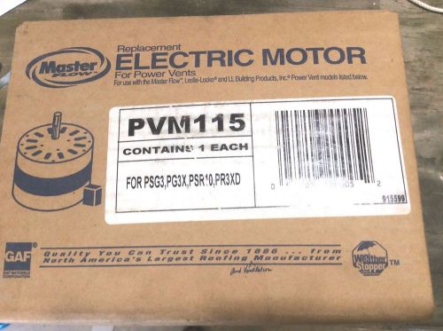 Masterflow PVM115 Replacement Motor for Power Vents-