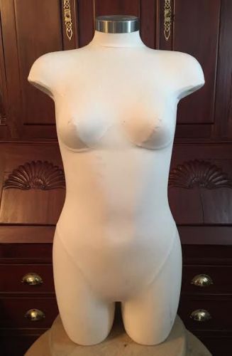 Pinnable Female Torso Form Womens Mannequin Clothing Display Used