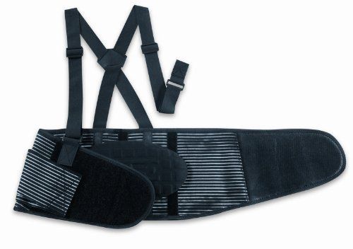 Valeo Premium 9-Inch Heavy-Duty Elastic Belt (Black, Medium)