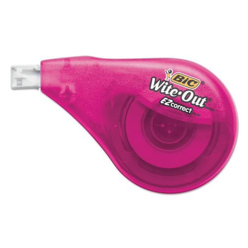 BIC Wite-Out EZ Correct Correction Tape, 1/6&#034; x 472&#034;, Pink Ribbon Dispenser