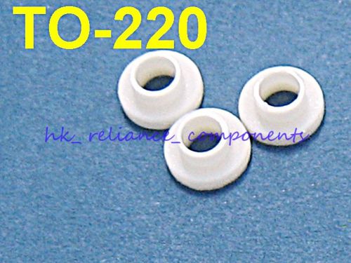 50x TO-220 Plastic Bushings Insulation Washers for Transistor Heatsink