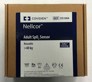 Nellcor Covidien DS100A Reusable Finger Sensor - Genuine - NEW