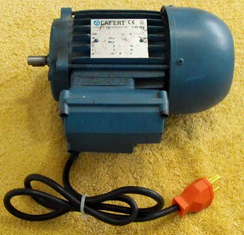 LAFERT CE ELECTRIC MOTOR 1-IEC 34-1 TYPE LM/MS 63 /4 MADE IN ITALY