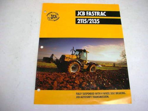 JCB Fastrac 2115/2135 Farm Tractor Brochure