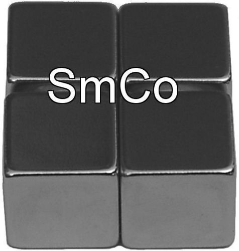 1/2&#034; x 1/2&#034; x 1/2&#034; Cubes - SmCo - Samarium Cobalt Rare Earth Magnet, Grade
