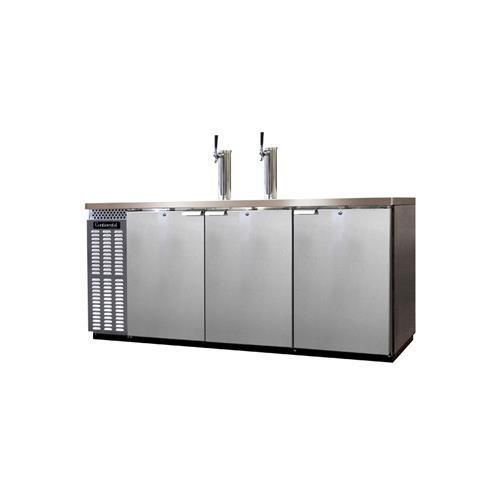 Continental refrigerator kc79-ss draft beer cooler for sale