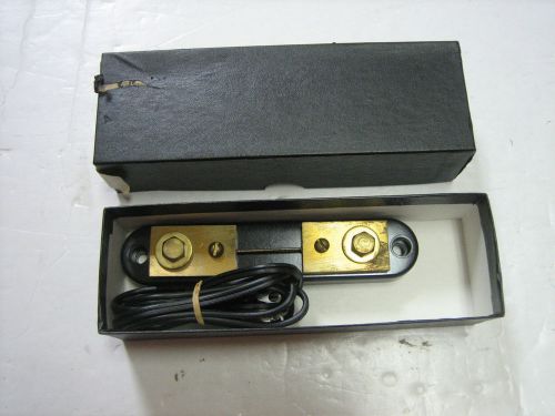 NIB! Vintage Simpson Electric Model 6703 5 Amp 50 Millivolt Meter Brass Shunt