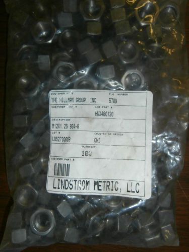 The hillman group metric nuts quantity 100 size m12x1.25 for sale