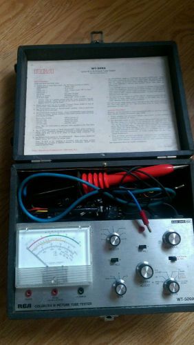 RCA wt-509a color/b&amp;w picture tube tester