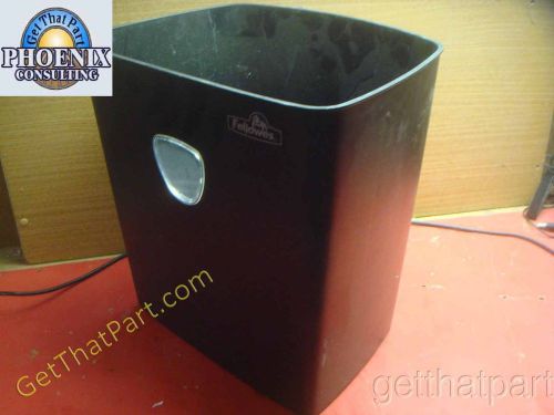 Fellowes ps-60 38601 paper shredder waste collection bin ps-60-pb for sale