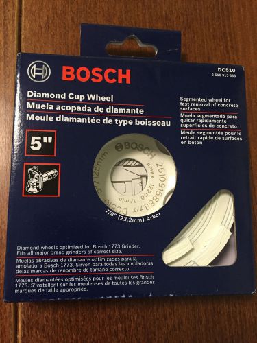 Bosch DC510 - 5 In. Diamond Cup Wheel for Concrete