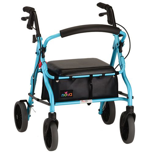 Zoom 18 rolling walker skyblue, free shipping, no tax, item 4218db for sale